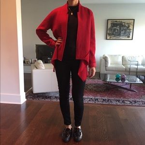 CAbi Red Cotton Jacket